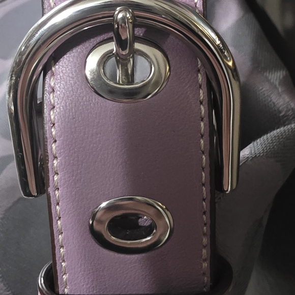 Coach Purple and Gray Crossbody Bag - Picture 6 of 15